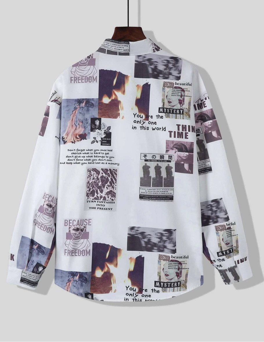 Collarless Shirt - Image 2