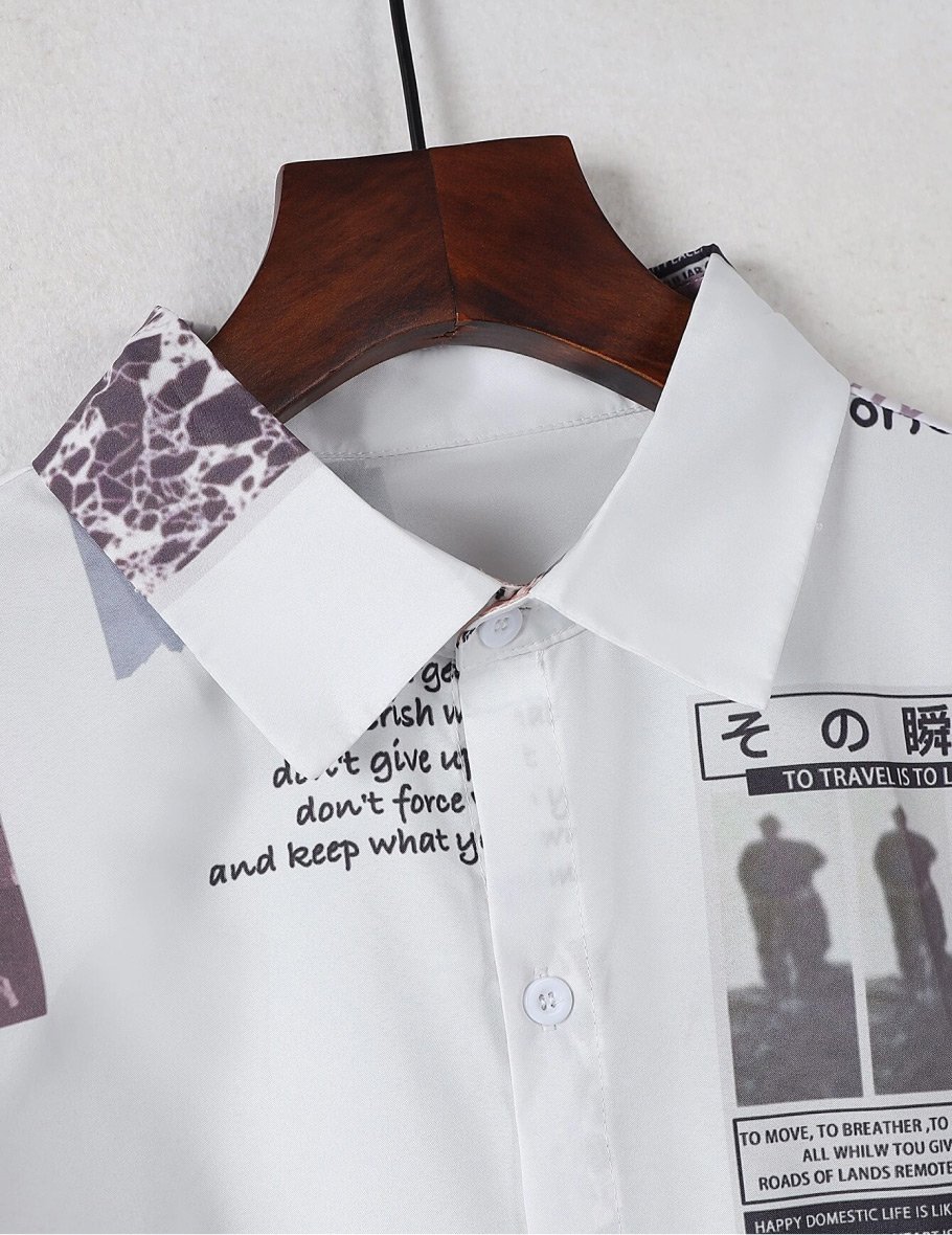 Collarless Shirt - Image 3