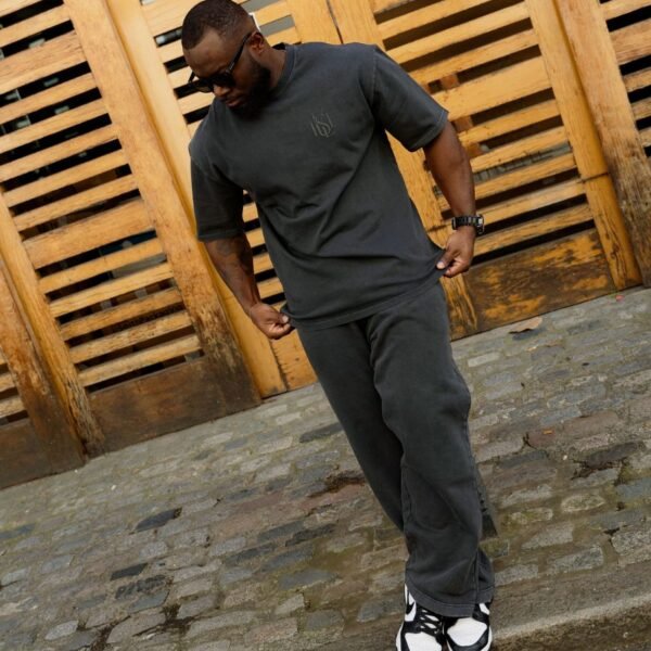 HUSLE Noir Oversized Tee Set