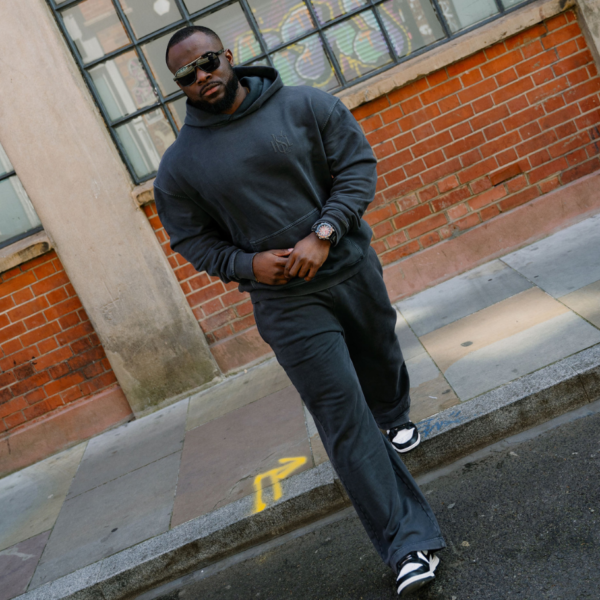 HUSLE Noir Hoodie Set